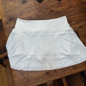 Lululemon White Tennis Skirt
